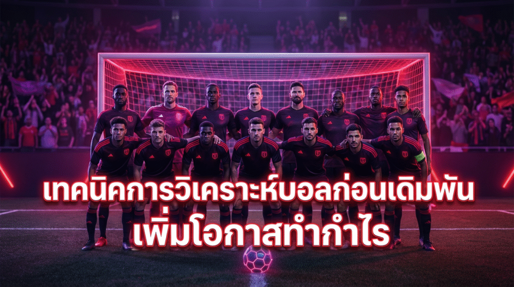 การวิเคราะห์บอลก่อนวางเดิมพันถือเป็นขั้นตอนสำคัญที่ช่วยเพิ่มกำไร